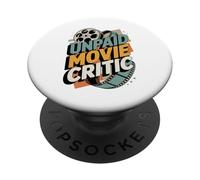 Unpaid Movie Critic Retro Design PopSockets Adhesive PopGrip