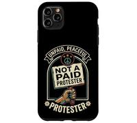 Unpaid Peaceful Not A Paid Protester Funny Pro Democracy Case for iPhone 11 Pro Max