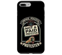 Unpaid Peaceful Not A Paid Protester Funny Pro Democracy Case for iPhone 7 Plus/8 Plus