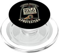 Unpaid Peaceful Not A Paid Protester Funny Pro Democracy PopSockets PopGrip for MagSafe