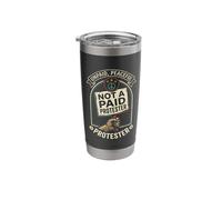 Unpaid Peaceful Not A Paid Protester Funny Pro Democracy Stainless Steel Insulated Tumbler