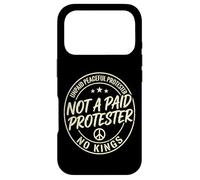 Unpaid Peaceful Not A Paid Protester No Kings Pro Democracy Case for iPhone 17 Pro