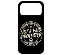 Unpaid Peaceful Not A Paid Protester No Kings Pro Democracy Case for iPhone 17 Pro Max