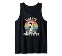 Unpaid Peaceful Protester Defend Democracy Freedom Tank Top