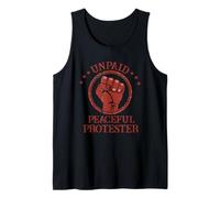 Unpaid Peaceful Protester Defend Democracy Freedom Tank Top