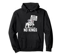 Unpaid Peaceful Protester No Kings Funny Pro Democracy Dog Pullover Hoodie