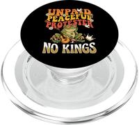 Unpaid Peaceful Protester No Kings Funny Pro Democracy Frog PopSockets PopGrip for MagSafe
