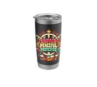 Unpaid Peaceful Protester Resist Protest Basic Decency Stainless Steel Insulated Tumbler