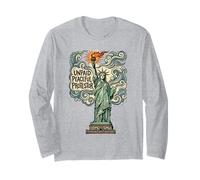 Unpaid Peaceful Protestor Statue of Liberty Long Sleeve T-Shirt