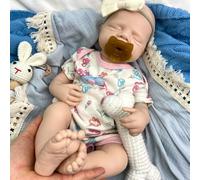 Unpainted full body silicone reborn dolls，Opened Mouth 20 Inch Realistic Anatomically Correct Twins,DIY Makeup & Dress Up for Artists and Collectors (Girl*1)
