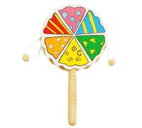 Unpainted Unpainted Wooden Rotating Drum Musical Instrument for Drawing Awakening Girls Activities Parent-Child Kindergarten Party Painting