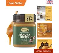 Unpasteurized Manuka Honey UMF 5+ MGO 83 - 250g Tub for Healing and Flavor