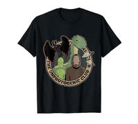 Unphotogenic Club Cryptid Alien Bigfoot Mothman Loch Ness Value Graphic T-Shirt, Men, Black, M