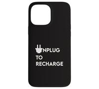 UNPLUG TO RECHARGE - Positive Tech Yoga Holistic Detox Peace Case for iPhone 13 Pro Max