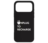 UNPLUG TO RECHARGE - Positive Tech Yoga Holistic Detox Peace Case for iPhone 17 Pro Max
