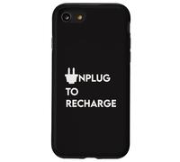 UNPLUG TO RECHARGE - Positive Tech Yoga Holistic Detox Peace Case for iPhone SE (2020) / 7/8
