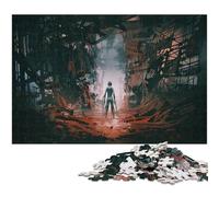 Unplugged And Ready Puzzles 1000 Pieces for Adults Wooden Jigsaw Puzzles Challenging Brain Teaser for Teenagers Family Fun Interactive Game 1000 PCS(75x50cm)