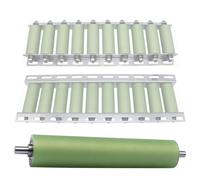 Unpowered Conveyor Rollers - Stainless Steel Replacement Rollers for Woodworking, Coated Industrial Conveyor Belt Rollers, Custom Size 40x500mm, & High-Performance