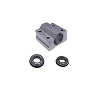 Unpowered Spindle Assembly, Bearing Slide Block with 2 Edge Bearings for DIY Drill Press, Table Saws, Bench Drill
