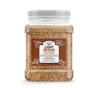 Unpretentious Light Brown Sugar, 2 lb, Made With Cane Molasses, Perfect For Desserts, Meat & Fruit