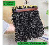 Unprocessed Burmese Curly Human Hair Bundle Vietnamese Raw Human Hair Extensions Wholesale For Full Head Bouncy Curly Deals