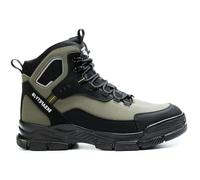 UnPtios Steel Toe Keep Warm Safety Work Boots for Men Women Lightweight Winter Anti-Puncture Breathable, Comfort Fit with Slip-Resistant Sole Protective Toe Cap Shoes 7UK, Black