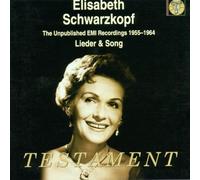 Unpublished Emi Recordings 1955-64: Lieder & Song by Elisabeth Schwarzkopf (2001-02-13)