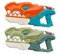 Unquie Dinosaur Water Gun, Powerful Water Pistol with Dual Nozzle, Squirt Guns Range Up to 32Ft Water Pistols for Adults Kids, Summer Outdoor Swimming Pool Beach Water Toys for Boys Girls (2Pcs)