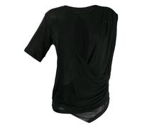 UNRAVEL PROJECT draped T-shirt - Black S-M