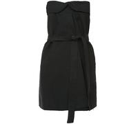 UNRAVEL PROJECT strapless belted mini dress - Black 40