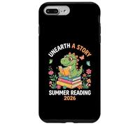 Unreath a Story Summer Library Reading 2026 Dinosaur Book Case for iPhone 7 Plus/8 Plus