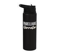 Unreliable Narrator Stainless Steel Insulated Water Bottle