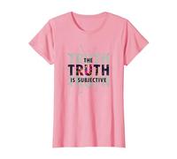 Unreliable Narrator The Truth is Subjective Perception T-Shirt, Women, Pink, 3XL