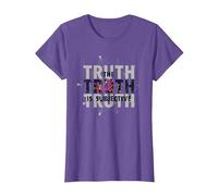 Unreliable Narrator The Truth is Subjective Perception T-Shirt, Women, Purple Heather, X-Small