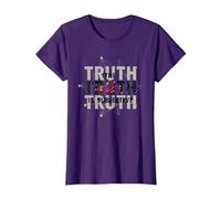Unreliable Narrator The Truth is Subjective Perception T-Shirt, Women, Purple, Medium