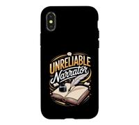 Unreliable Narrator Writer Author Writing Case for iPhone X/XS