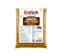 Unroasted Curry Powder 100g - Enrich Ceylon - Raw Thunapaha Spice Mix with Cardamom, Turmeric, and Lemongrass for Sri Lankan Vegetable and Coconut Milk Curries