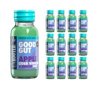 UNROOTED Apple Cider Vinegar & Ginger Shots - Supports Gut Health 12x60ml