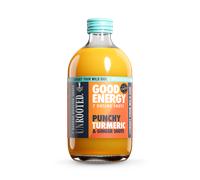 Unrooted Good Energy Dosing Bottle Punchy Turmeric & Ginger 420ml