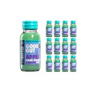 UNROOTED GOOD GUT Apple Cider Vinegar, Ginger & Baobab Gut Health Shots - Detox & Anti Inflammation, Boosted with Spirulina, Coconut Water & Baobab, Daily Shot Multipack 12 x 60ml Bottles