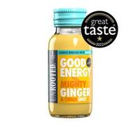 Unrooted Mighty Ginger Shot ginger & turmeric wake-up shot 60ml