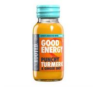 Unrooted Punchy Turmeric Shot turmeric and ginger good energy shot 60ml