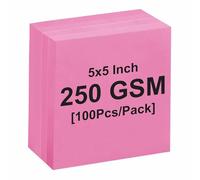 - - , Unruled 250 GSM Thick Card for Teachers, Classrooms, Lessons, Quizzes and Learning Activities