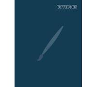 Unruled Blank Composition Notebook for College Students-Aesthetic Large Journal for Creative Writing, Doodling & Planning | 100+ Pages, Soft Matte ... school notebook or composition book for kid