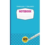 UNRULED UNLINED NOTEBOOK: 6x9 Unruled / Blank No Line Pages Notebook for Students, School Supplies, Office and Businesses | Classic Color Cover Series (SKY BLUE)