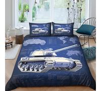 UNRXJZLVM Realistic 3D Printed Tank Duvet Cover Microfiber Bedroom Decor Camouflage Tank Bedding Set Soft Breathable for Adults Teens Super king（260x220cm）