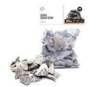 UNS Accent Stone - Aquascaping Hardscape for Freshwater Aquarium Aquascape - Shrimp, Turtle, Betta Fish Tank Decoration - Blue Gray Small Rock for Terrariums & Vivariums - Seiyru Mountain Stone, 3 lb
