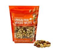 Unsalted Mixed Nuts - 1.13kg Resealable Bag | Premium Blend of Cashews, Almonds, Hazelnuts & More, No Added Salt or Oils