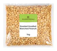 Unsalted Roasted & Blanched Peanuts 1kg by Manor Springs