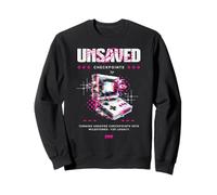 Unsaved Checkpoints Y2K Legacy Retro Handheld Gaming Sweatshirt